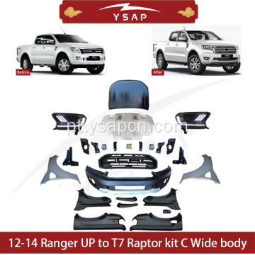 12-14 Ranger Atualize para o Kit Wide Raptor T7